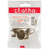 Заготовки для броши и заколки 2,5смх 5шт. №01 под никель DC-501/5