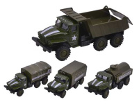 Машина военная "Дивизион" инерционная, металл 13х6х5см T508-D5059/1502A-1