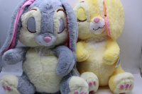 Зайчик с закрытыми глазками 35см 2 цвета FM6542