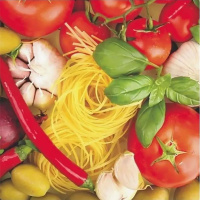 Салфетка 33х33мм 1шт  Спагетти  SLOG018801