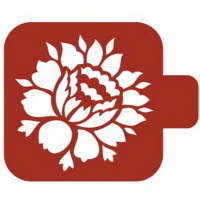 Трафарет пластиковый 9х9см с ручкой М9Фл-58