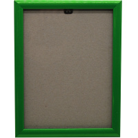 Рамка для фото 15х20см пластик, зеленая 14мм