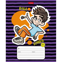 Тетрадь А5 12л линия "Влад А4" на скобе 5 дизайнов 12Т5В2/072779