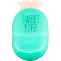 Ластик "HappyGraphix. Ананасики" 30х55х15мм 3 цвета копуса 42-0031