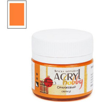 Краска акриловая 20мл "Акрил-Хобби" оранжевая  0303021