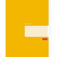Тетрадь А5 96л клетка "Желтая" на скобе 96Т5В1_27564/075051