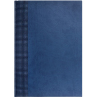 Ежедневник недатированный А5 "Velvet" 352стр., синий, искусственная кожа XX21172034-031