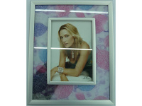 Рамка для фото 10х15см "Листья" пластик, фиолетовая Y1317-14/JM161B