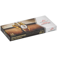 Пастель 12 цветов мягкая, прямоугольная, картон VAFP-12