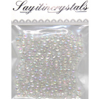 Набор бусин 6мм радужные, 13х10см Y9018-19