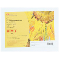 Холст на картоне, 15х20см 100% хлопок, мелкое зерно, 280 г/м2 DK13701-15x20
