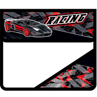 Папка на липучке А5 230х190х50мм "Racing" 2 отделения, с клапаном, пластик ПМ-А5-36 Папка на липучке А5 230х190х50мм "Racing" 2 отделения, с клапаном, пластик ПМ-А5-36