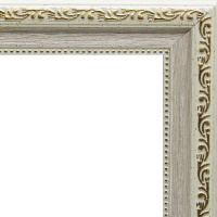 Рамка 30х40см кремовая/золото 34мм