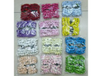 Цветок декоративный Роза 1,5см синий 12шт/уп.Y3918-16