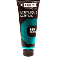 Краска акриловая 100мл зеленый виридоновый туба N131741.869