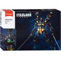 Конструктор "Робот" 534 детали 42,5х33х7см пластик (фигурка 27см) 38-1052