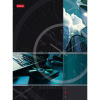 Бизнес-блокнот А5 80л "Современный офис" клетка 5-цветный блок 7БЦ 040566