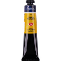 Краска акриловая 46мл золото геральдик металлик туба Ладога 7604970