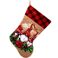 Мешок для подарков Сапожок 46х30см 2 вида Y9959-24