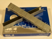 Скоба №4-14мм 1250шт. в картонной коробке, мебельные