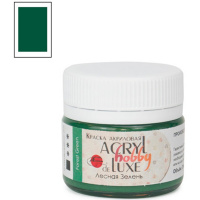 Краска акриловая 20мл "Акрил-Хобби Де Люкс" лесная зелень 0303152