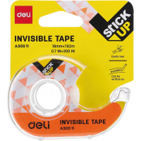 Клейкая лента 18мм х 7,62м невидимая, матовая в блистере EA30011