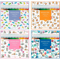 Фломастеры 36 цветов "HappyColor" картон, 4 вида 32-0053