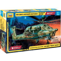 Модель "Российский ударный вертолёт Ми-28НЭ" 24см 80 деталей 7255