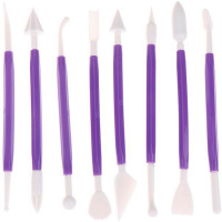 Набор инструментов для моделирования 8шт. пластик, 4 цвета HG5733