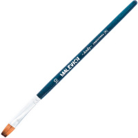 Кисть синтетика плоская №10 короткая ручка "Andy" 753110