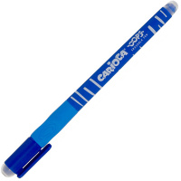 Ручка гелевая "OOPS. Пиши-стирай" 0,7мм синяя, резиновый грип, синий корпус 43039/02