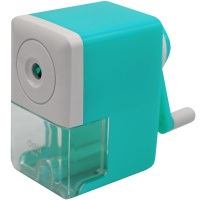 Точилка механическая 1 отв. 100х53х85мм пластик, бирюзовая E0616