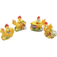 Статуэтка Петух с надписью 7см 4 вида смола Y3646-16