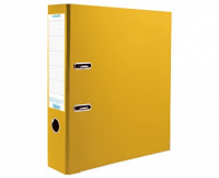 Папка-регистратор А4 75мм PP двусторонний желтая 3093804