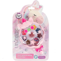 Косметика для девочек "Единорог" (тени для век, помада, аппликатор) 1688-8813E-UNIC-ML