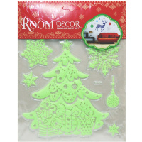 Наклейка "Новый год. Ёлка" 27х21см 210506-143