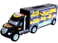 Трейлер инерционный металл/пластик 40,5х13,5х9,5см (в комплекте 6 машин) Y9580-19