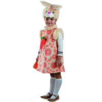 Карн.костюм Зайка Липси р. 28 рост 110см (платье, головной убор) плюш 262-110-56