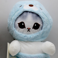 Котенок в костюмчике 35см голубой FM6419