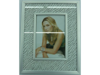 Рамка для фото 10х15см "Зебра" пластик, серебро Y1319-14/JM308