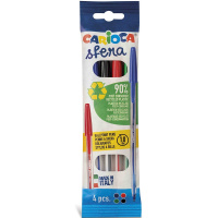 Набор шариковых ручек 4цв. 1мм "Sfera" блистер с европодвесом 41646