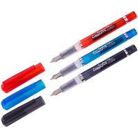 Ручка перьевая "Stilo" 1мм синяя, круглый корпус, цвет ассорти 42304