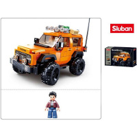 Конструктор "Джип" 300 деталей 38х24х6см пластик (1 фигурка) M38-B1013