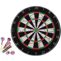 Дартс игольчатый d=44см, черный (6 дротков) FB2226