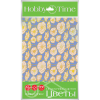 Набор картона цветного А4 5цв 5л "Цветы" односторонний №2 11-410-73