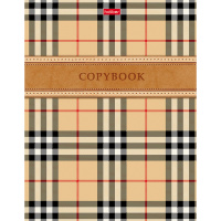 Тетрадь на кольцах А5 240л клетка "Шотландка" глянцевая ламинация 240ТК5B1_12388/034935