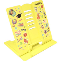 Подставка для книг металлическая "Back to School" 15,4х15,2см песочно-желтая, в пакете 8063010