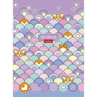 Бизнес-блокнот А6 80л "Забавные ушки" клетка 7БЦ глянцевая ламинация 80ББ6В1_28128