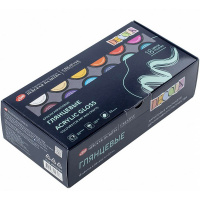 Краски акриловые 18 цветов 20мл глянцевые 29412149