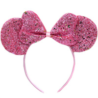 Ободок Бант 20см блестящий, цвет ассорти NH21-50